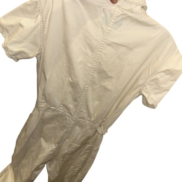 pistola anthropologie white cotton jumpsuit XS - Picture 3 of 4